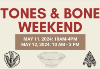 Stones and Bones Weekend poster
