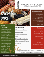 Title page of issue 54 newsletter corn cobs
