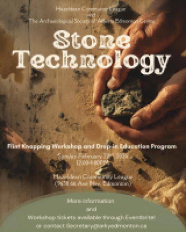 Hands holding a stone